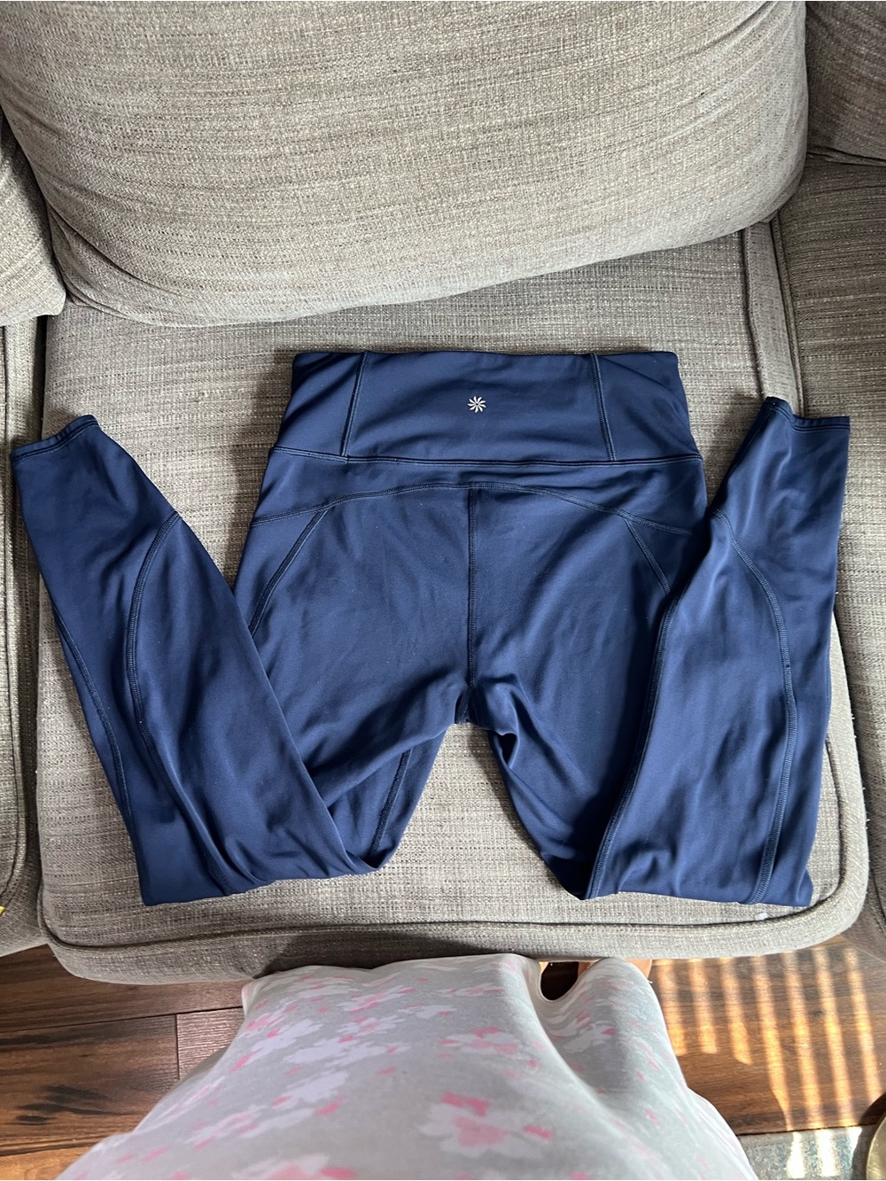 Athleta Navy Rainier Tights